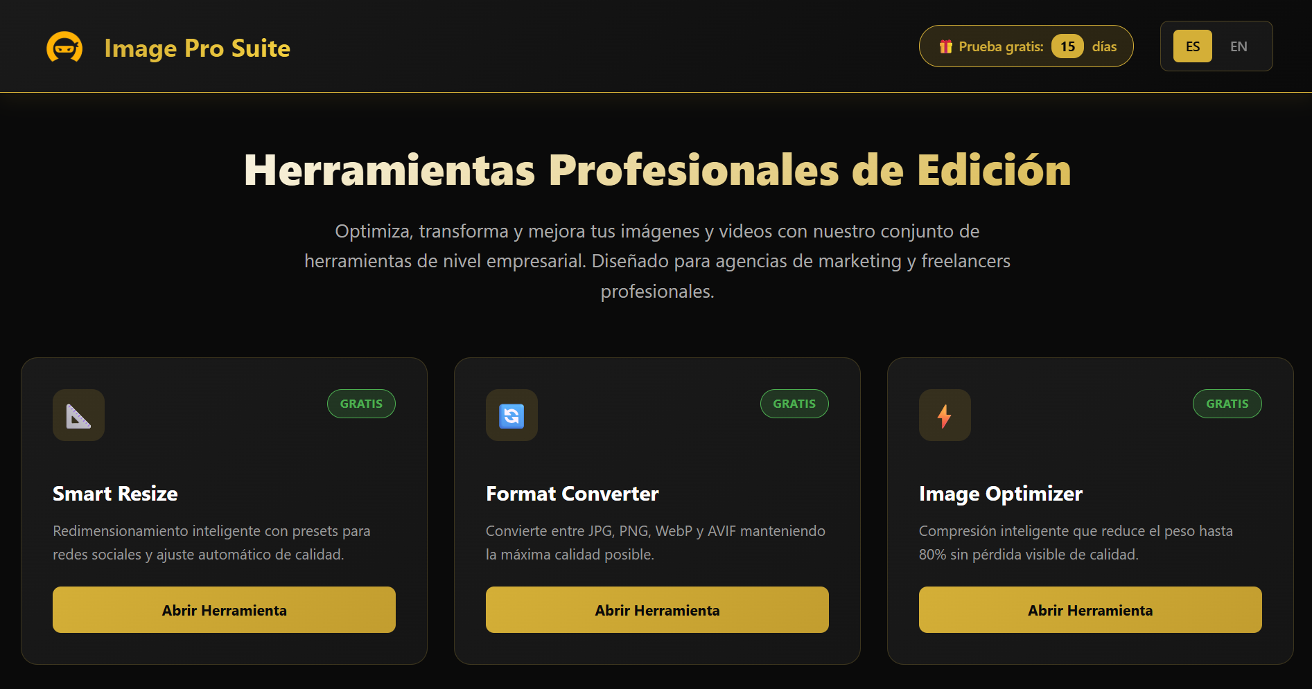 Image Pro Suite Screenshot